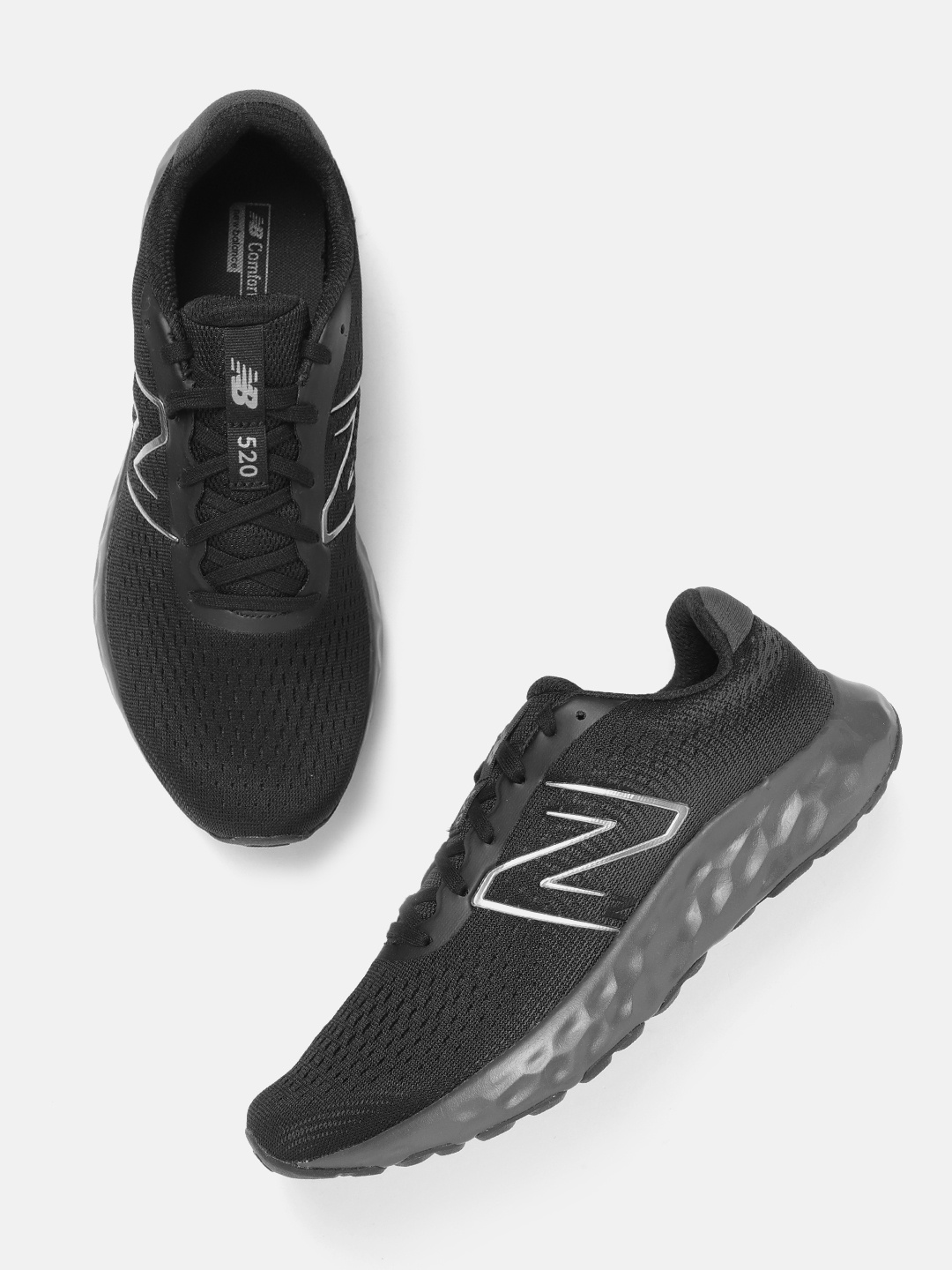 

New Balance Men Woven Design 520 Running Shoes, Black