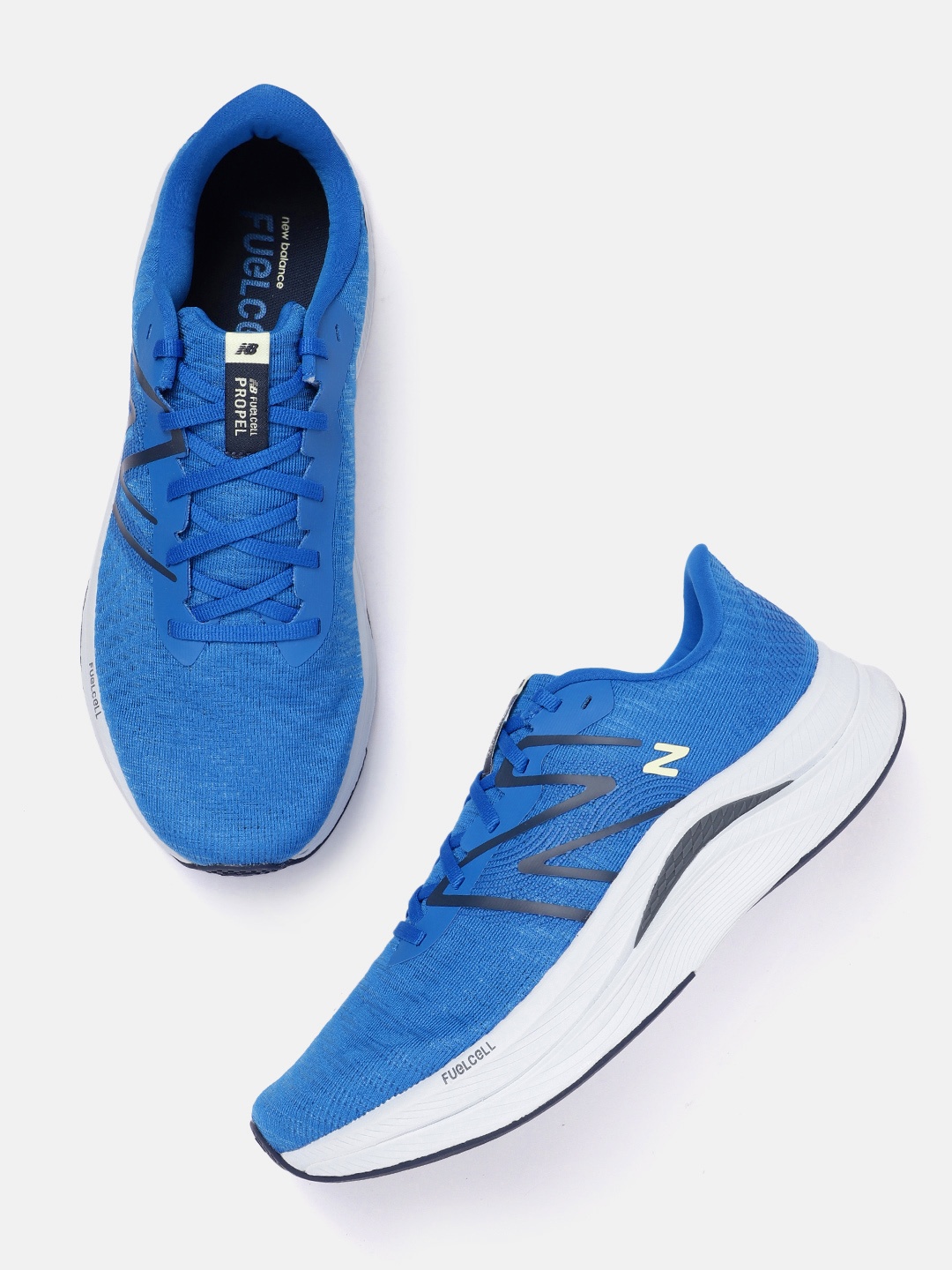 

New Balance Men Woven Design Propel Running Shoes, Blue