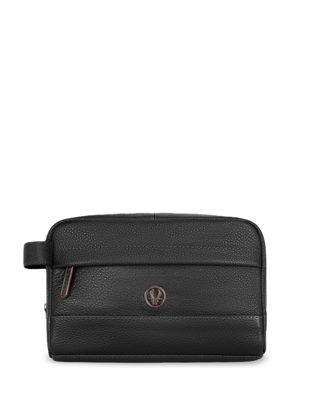 

WildHorn Leather Toiletry Travel Bag, Black