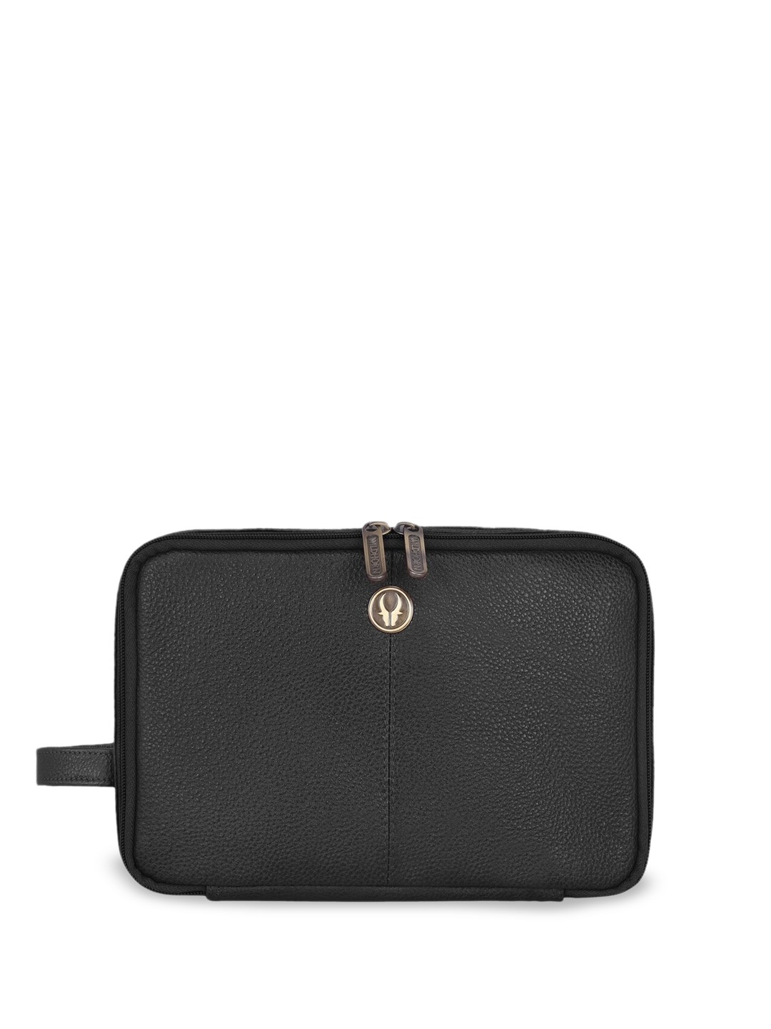 

WildHorn Leather Toiletry Travel Bag, Black