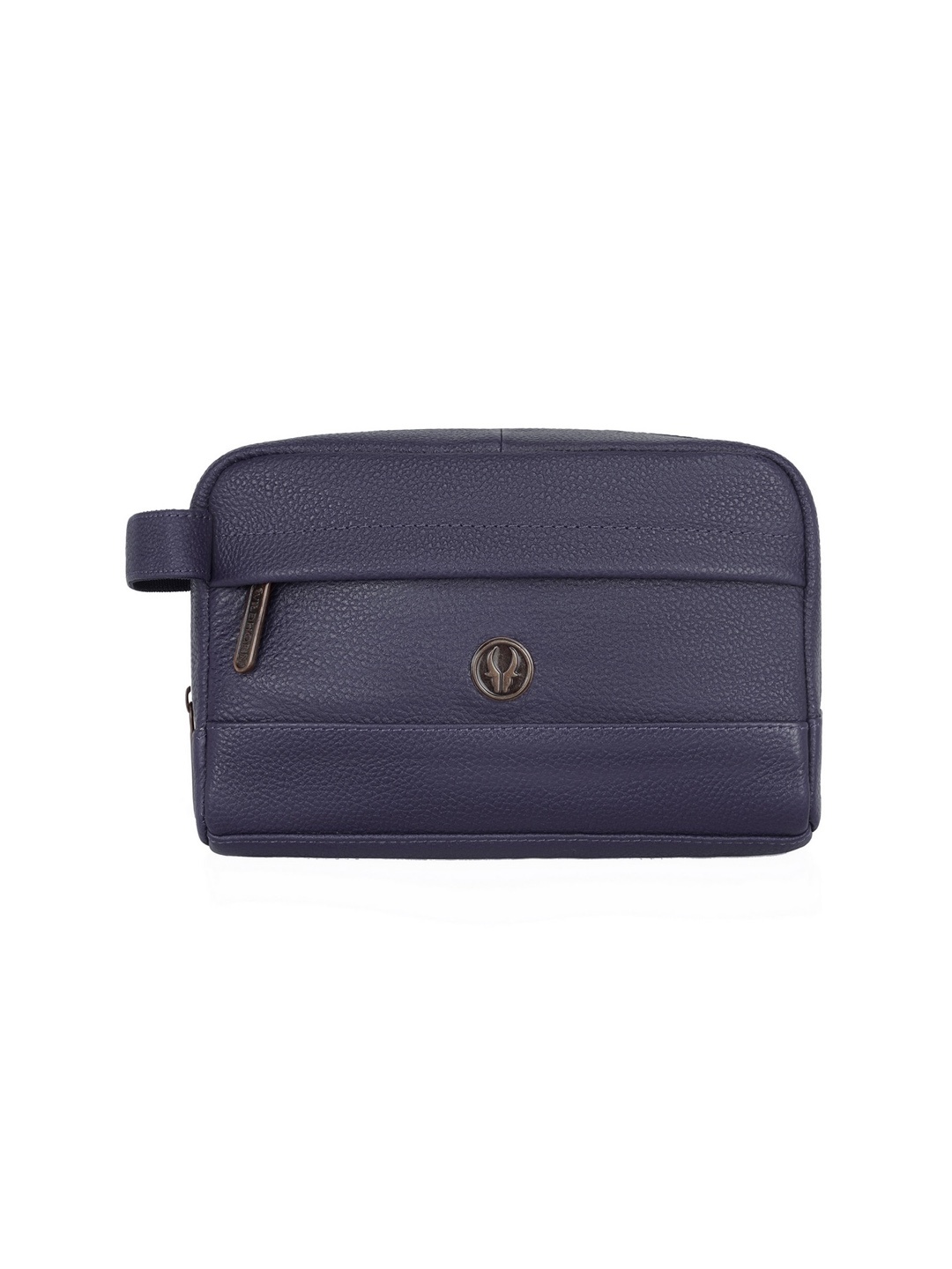 

WildHorn Leather Toiletry Travel Bag, Blue