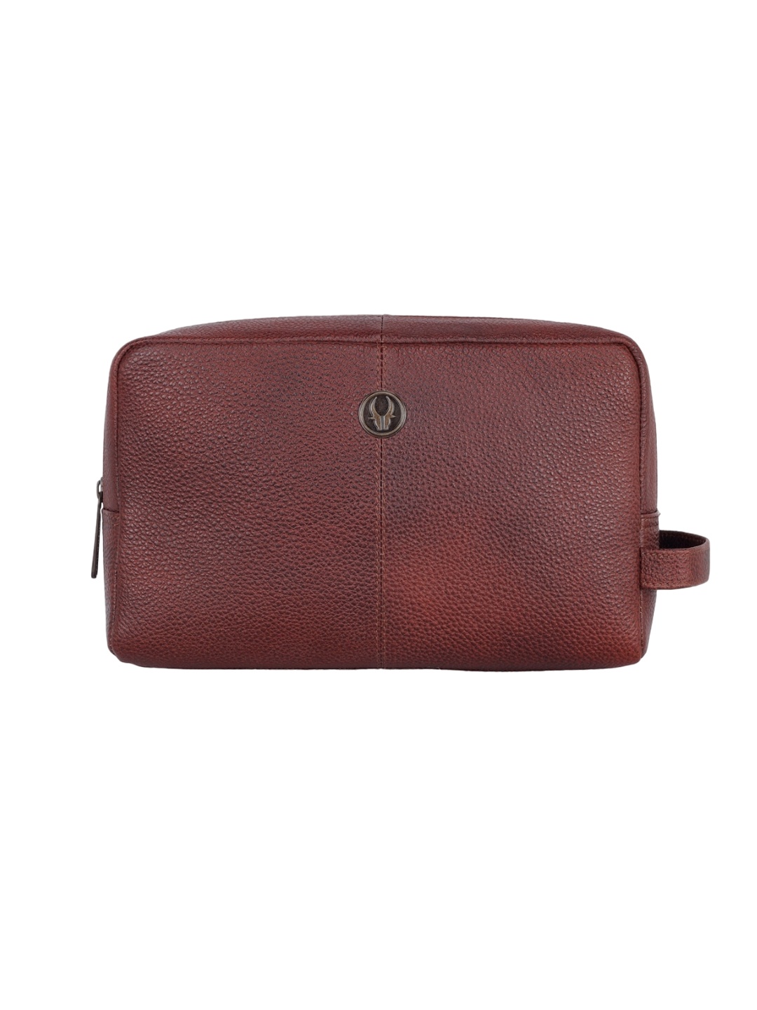 

WildHorn Textured Leather Toiletry Travel Bag, Maroon