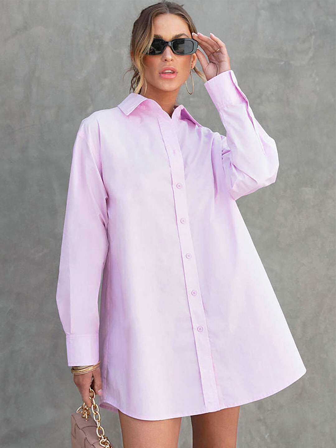 

LULU & SKY Shirt Style Top, Pink
