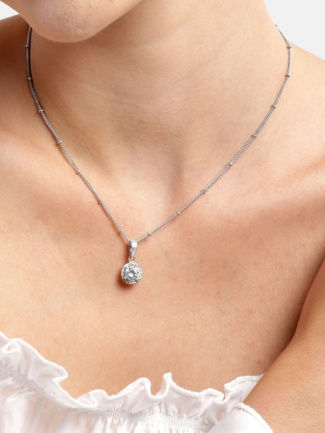 

Unniyarcha 92.5 Sterling Silver Necklace