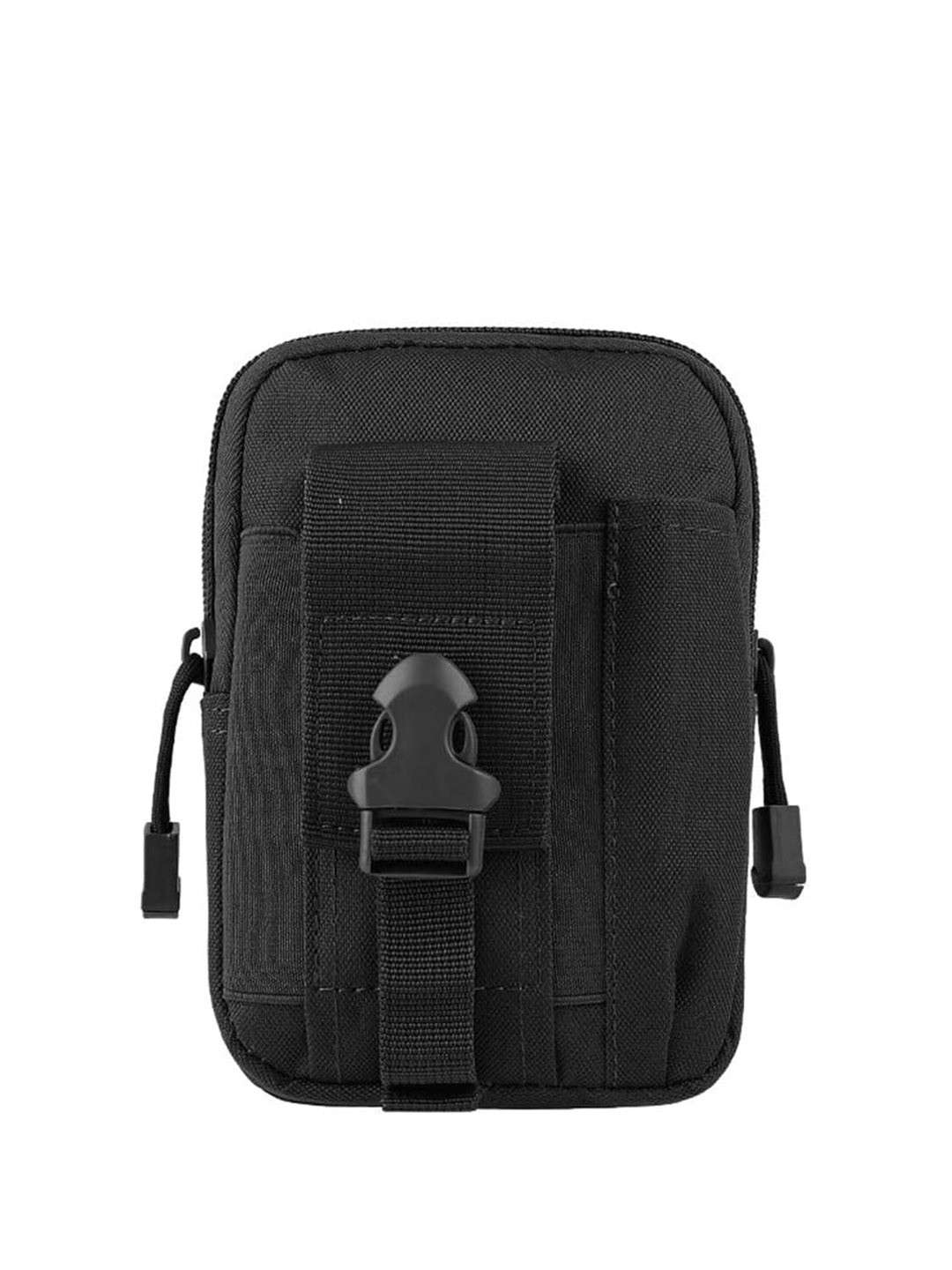 

INKMILAN Unisex Portable Sports Waist Pouch With Buckle Detail, Black