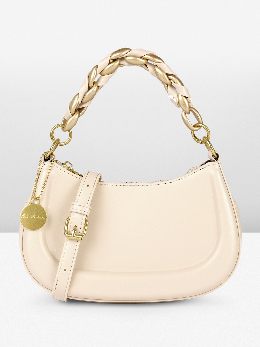 

Mast & Harbour Structured Handheld Bag, Off white