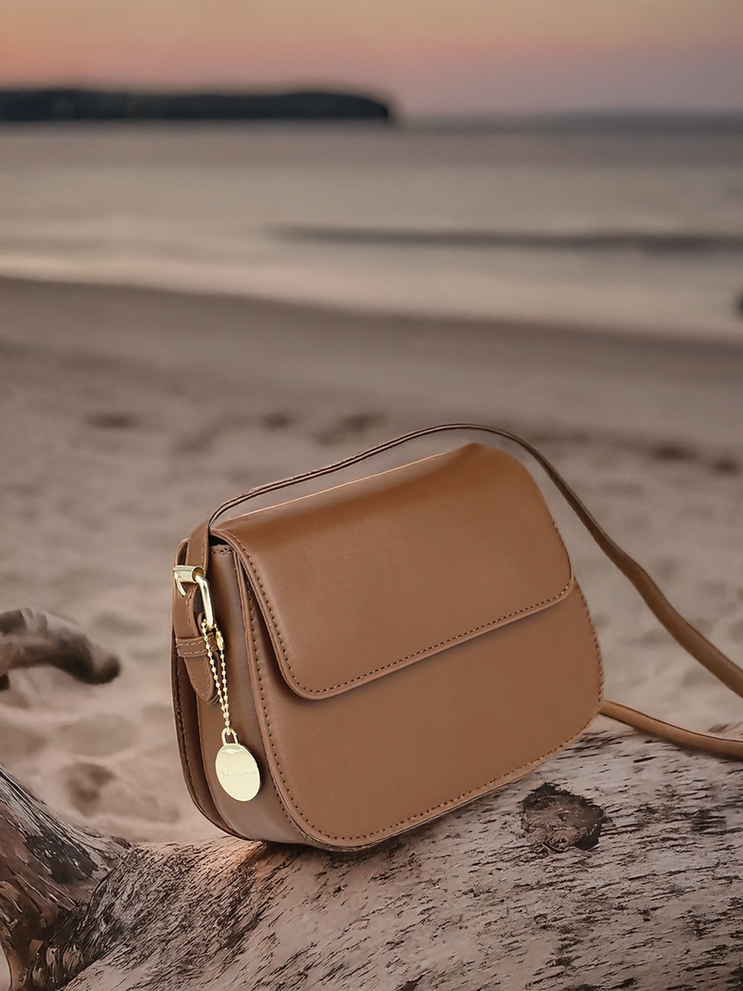

Mast & Harbour Structured Shoulder Bag, Brown