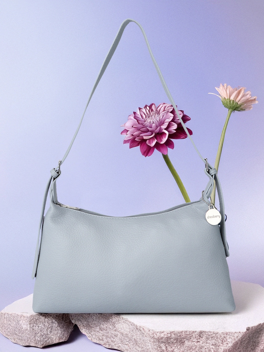 

DressBerry Structured Shoulder Bag, Blue