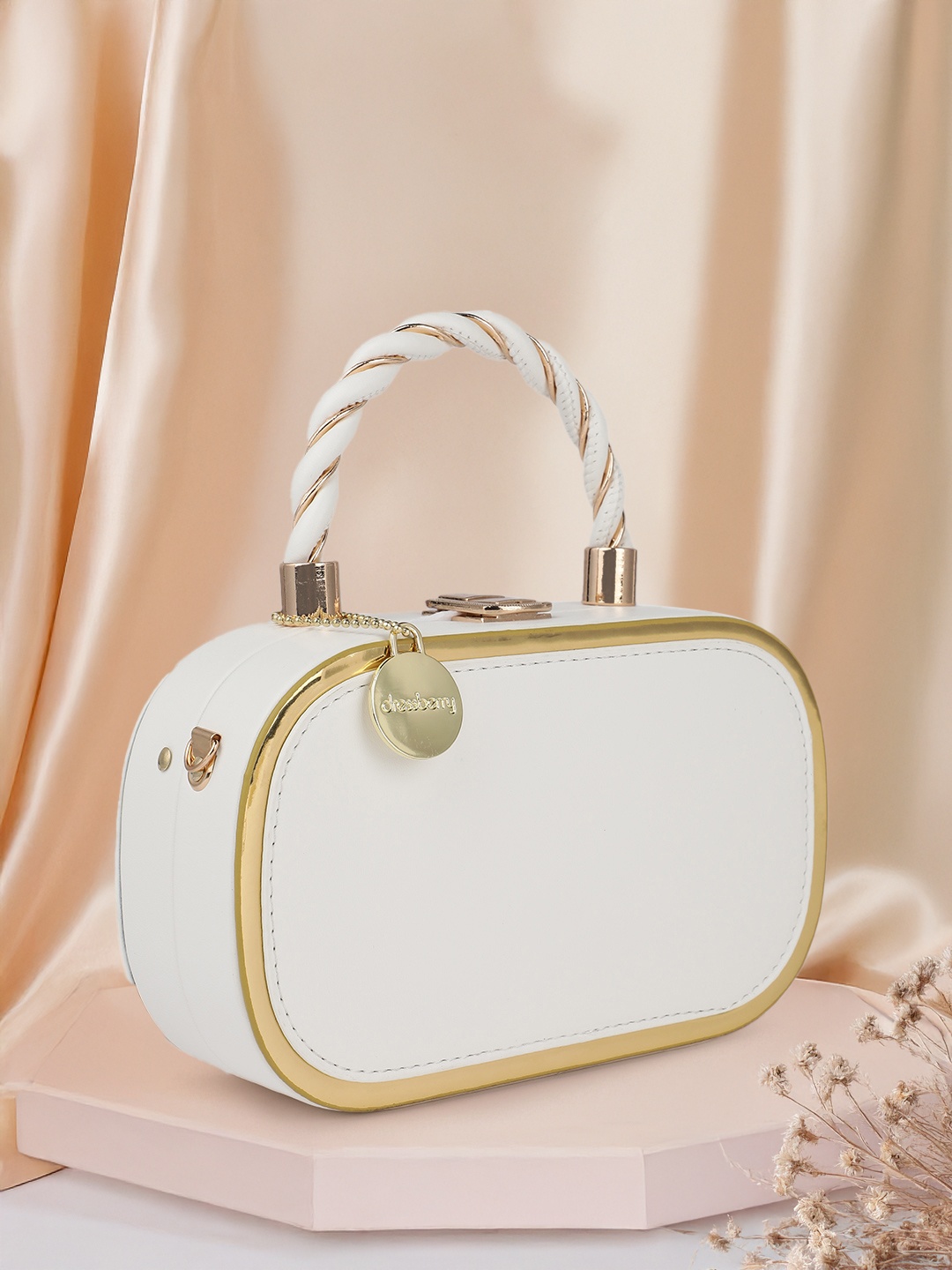 

DressBerry Structured Handheld Bag, White