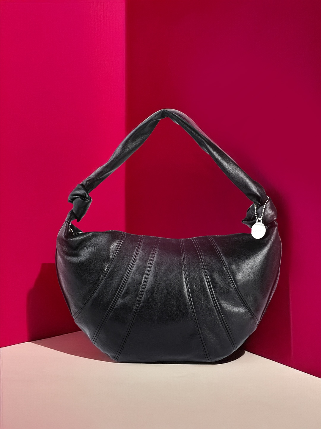 

DressBerry Half Moon Shoulder Bag, Black