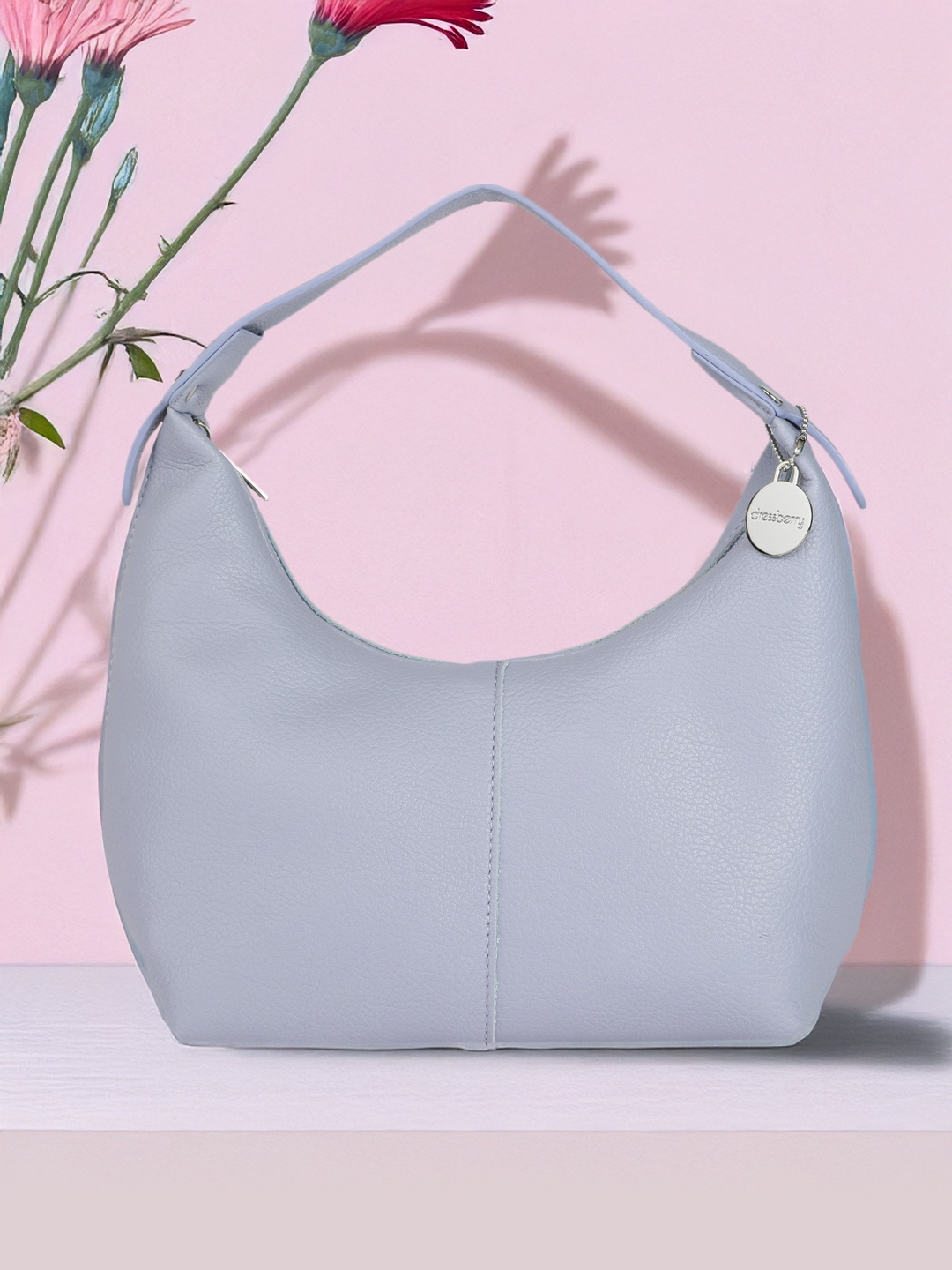 

DressBerry Structured Hobo Bag, Blue