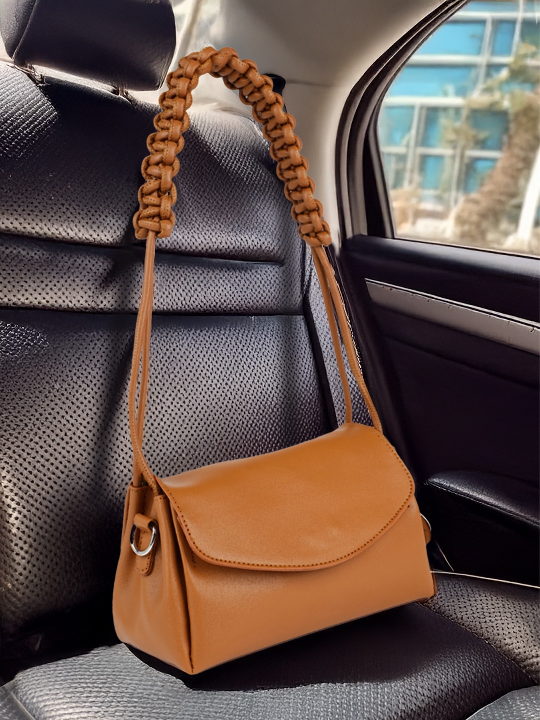 

Mast & Harbour Structured Shoulder Bag, Brown