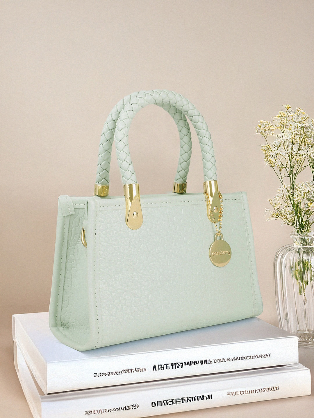

DressBerry Structured Handheld Bag, Blue