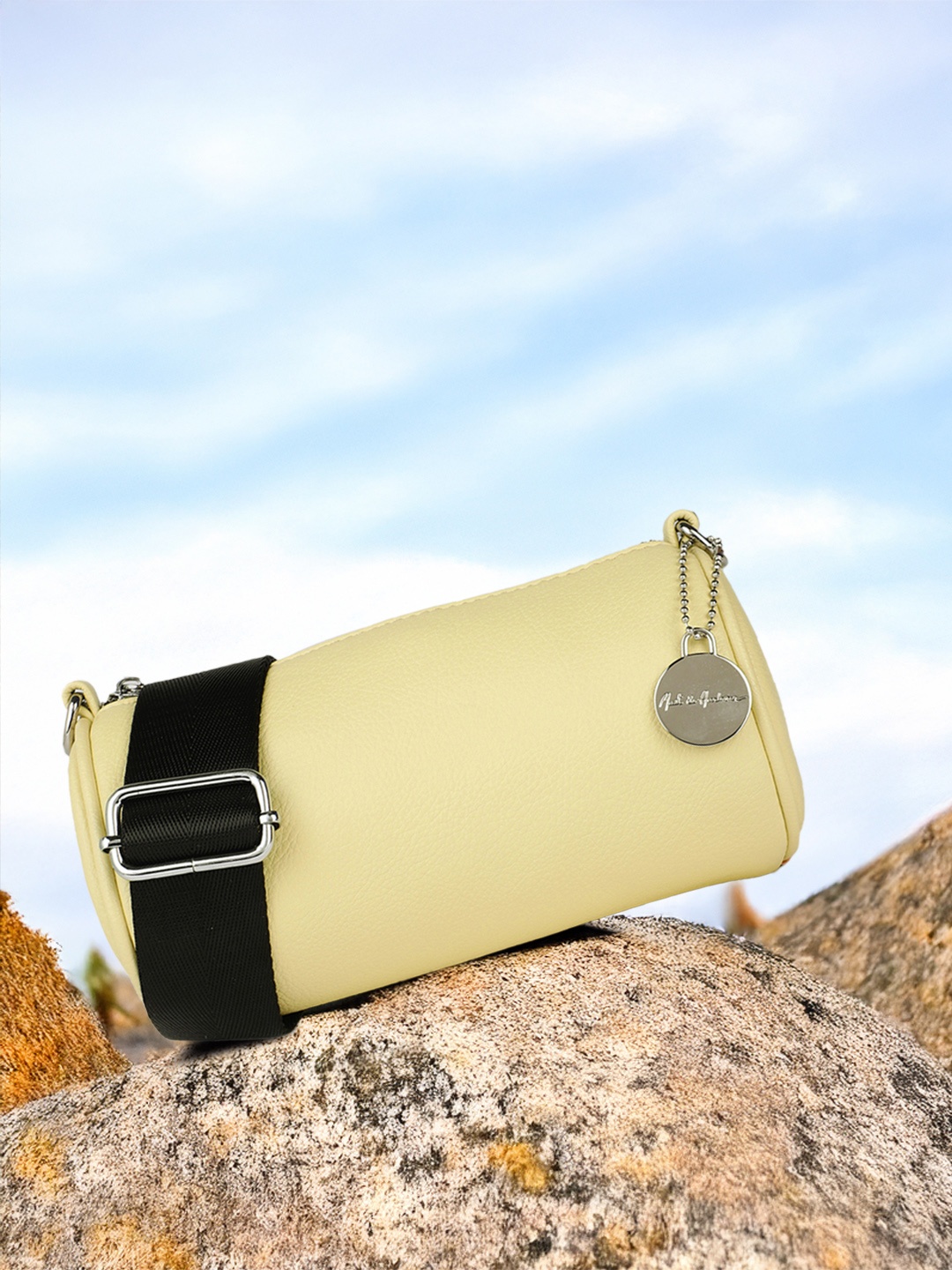 Mast & Harbour Mini Duffel Style Sling Bag, Yellow