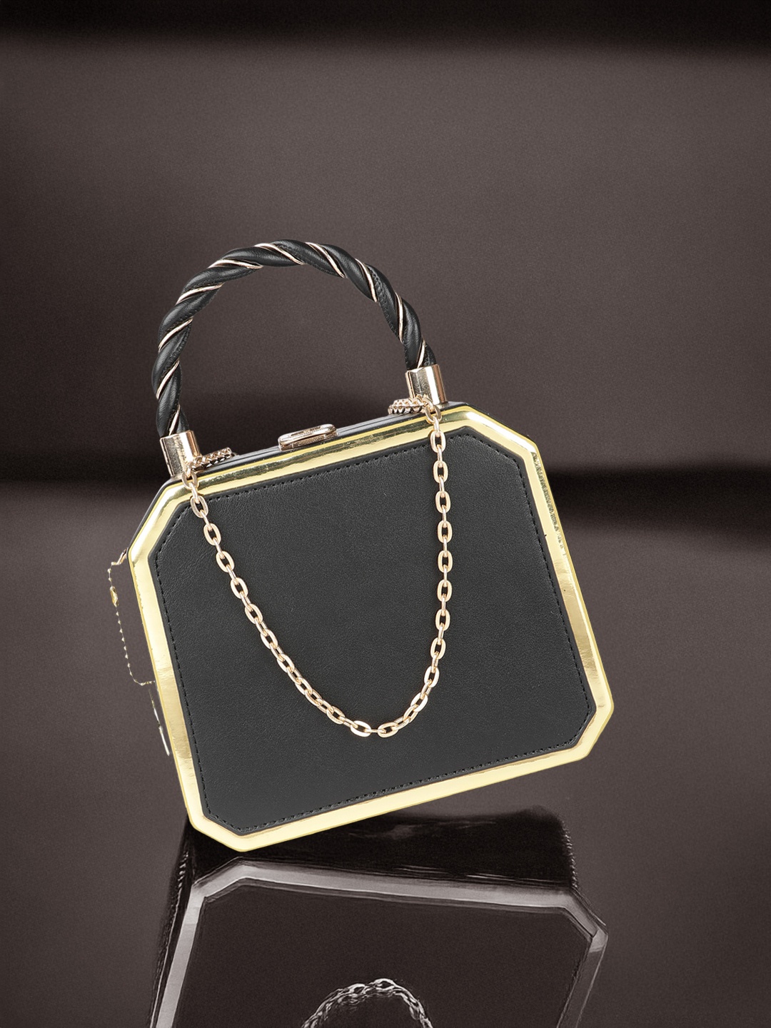 

DressBerry Structured Handheld Bag, Black