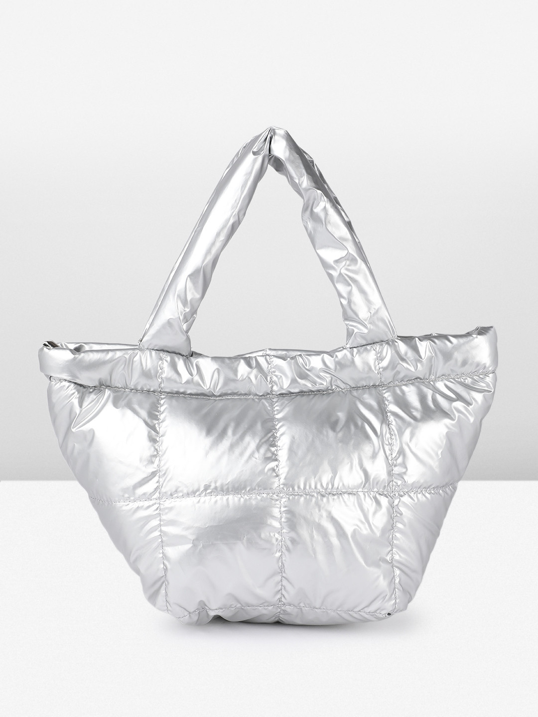 

Mast & Harbour Quilted Shoulder Bag, Silver