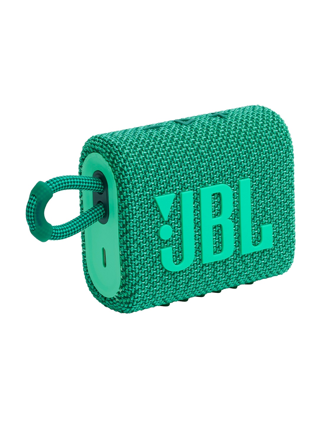 

JBL Green Go 3 Eco Wireless Portable Bluetooth Speaker, Pro Sound, Rugged Fabric Design