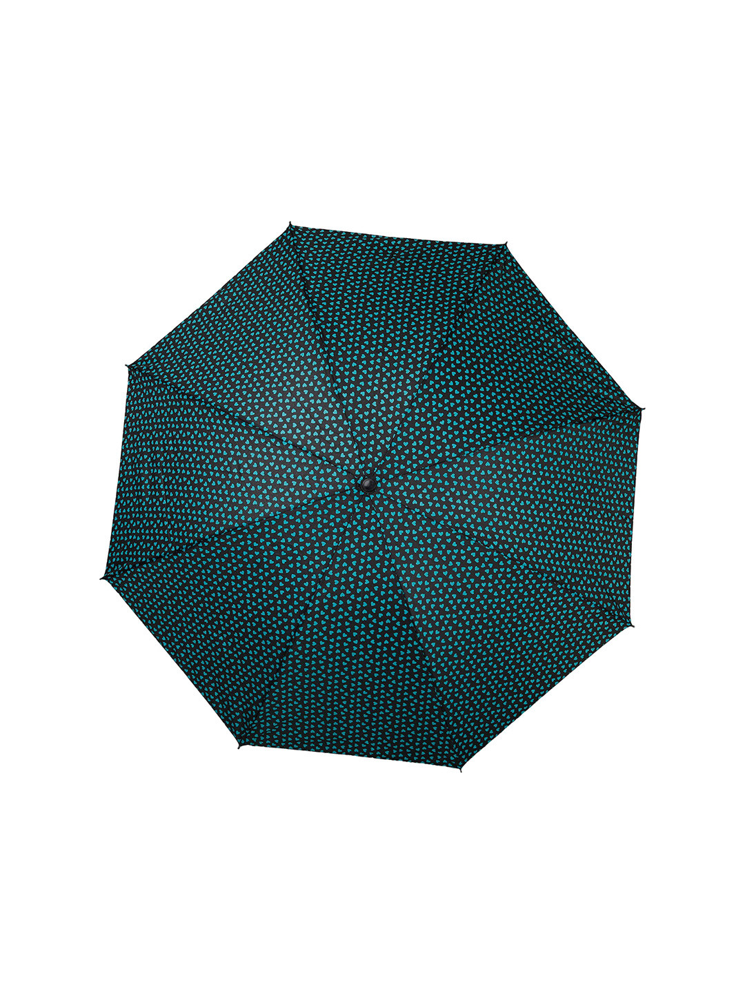 

LOOM LEGACY Floral Printed Rain And Sun Protective Manual 3 Fold Umbrella, Green