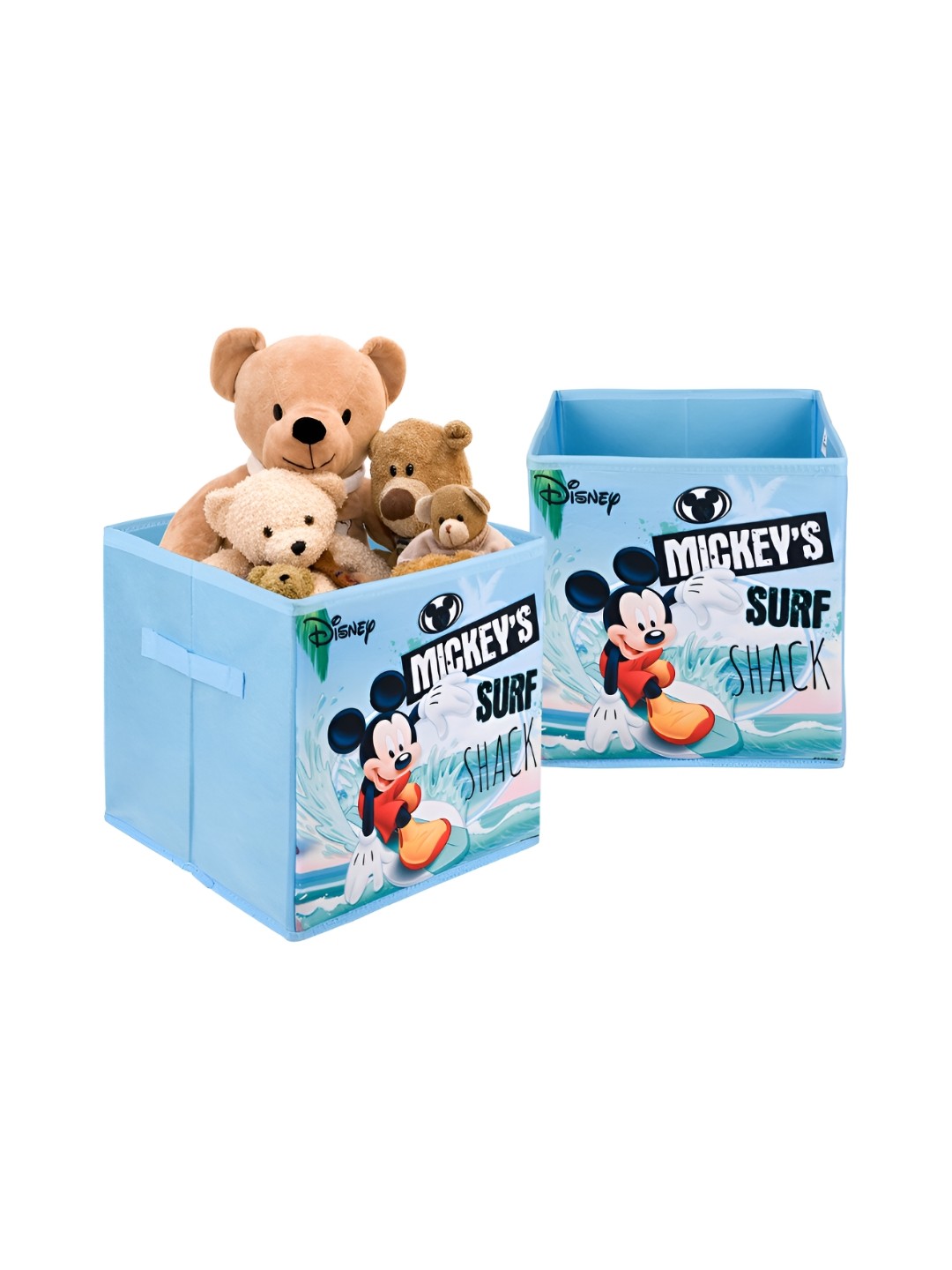 

Kuber Industries Blue 2 Pieces Disney Printed Multi-Utility Organisers 33 Ltr
