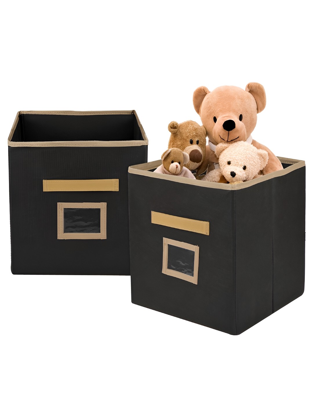 

Kuber Industries Black 2 Pcs Regular Drawer Organisers