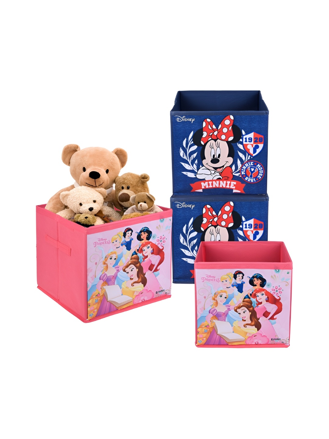 

Kuber Industries Pink & Navy Blue 4 Pieces Regular Multi-Utility Organisers