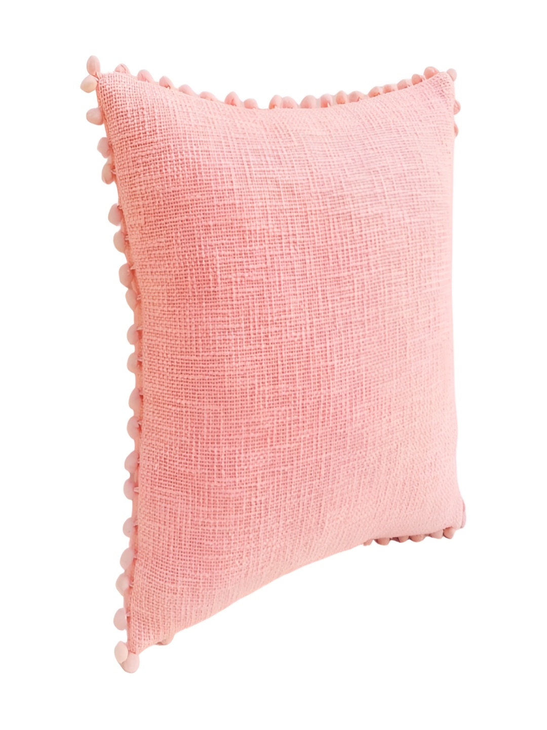 

THROWPILLOW Peach-Coloured Square Cushion Cover