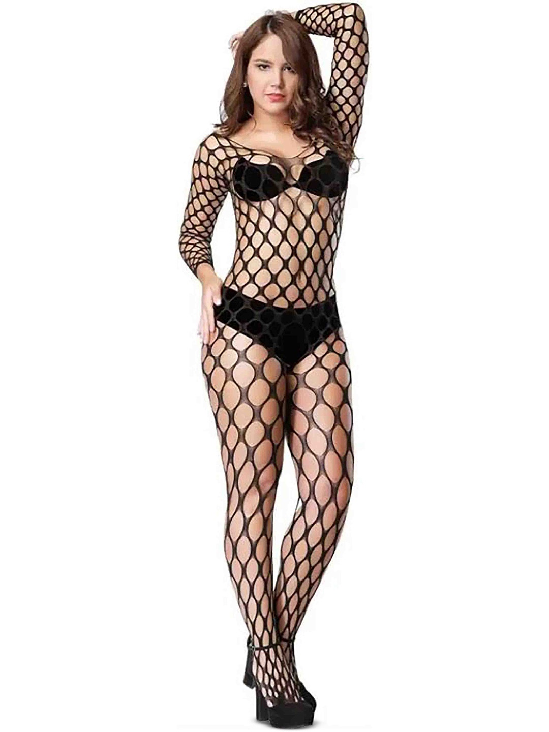 

CareDone Self Designed Lace Baby Doll, Black