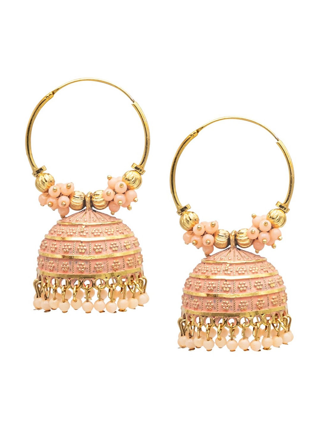 

Shining Jewel - By Shivansh Gold Plated Contemporary Drop Earrings