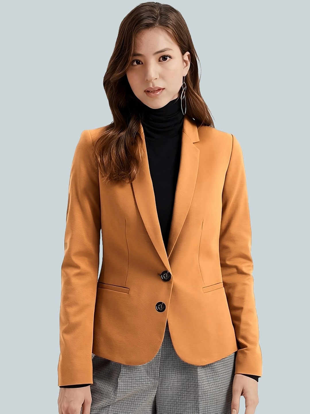 

BAESD Single Breasted Blazer, Yellow