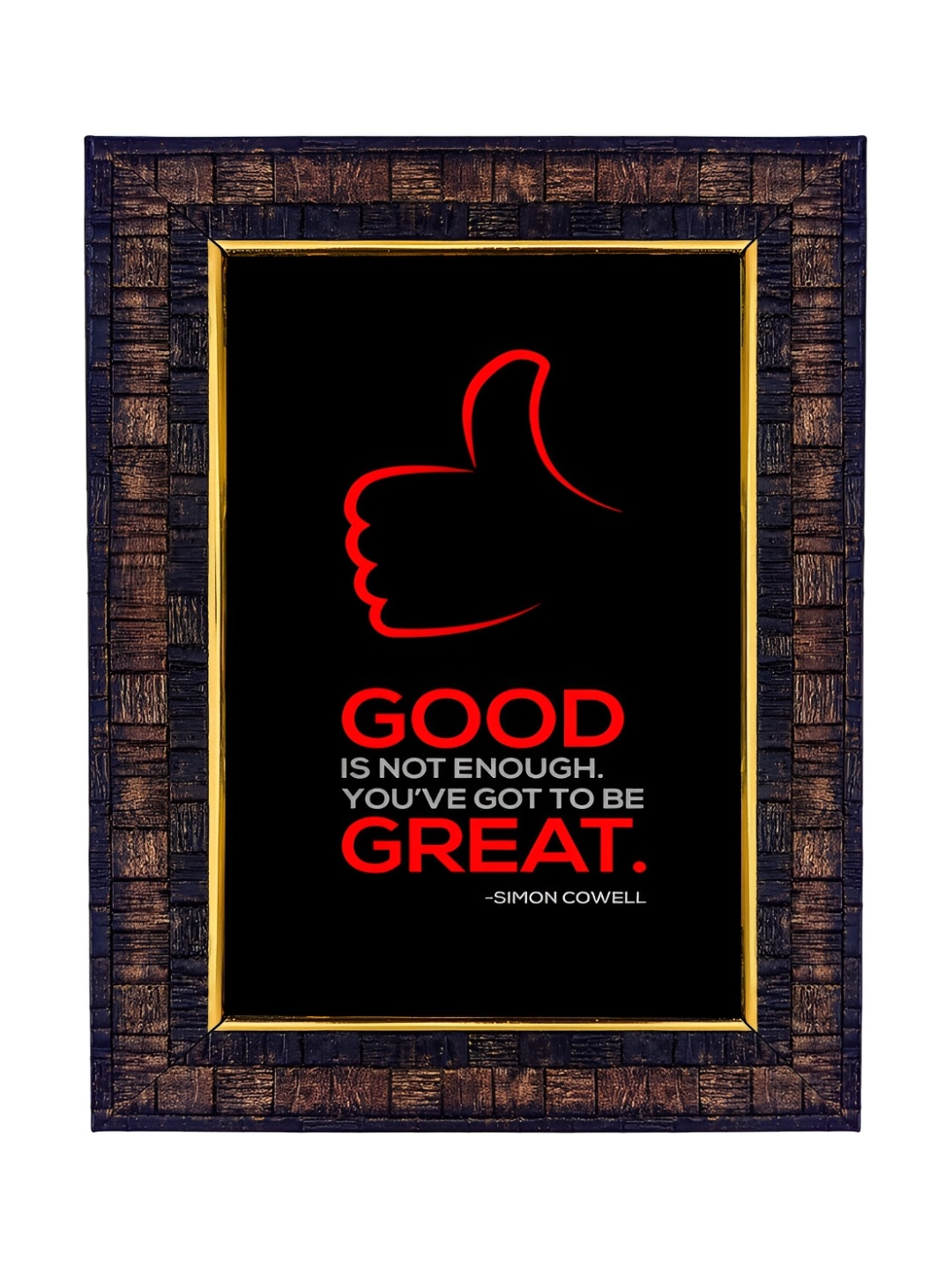 

Hawai Black & Brown Wooden Self Design Rectangle Wall Photo Frame