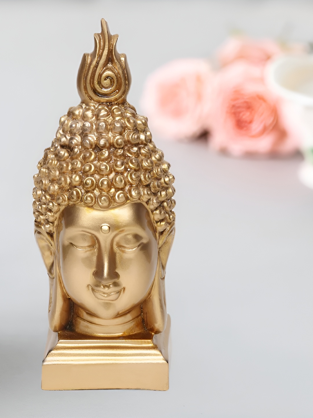 

VIVARS CRAFT Gold-Toned Religious Idol Showpiece
