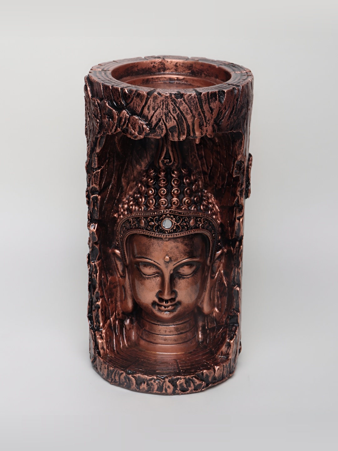 

VIVARS CRAFT Copper-Toned Buddha Figurine Showpiece