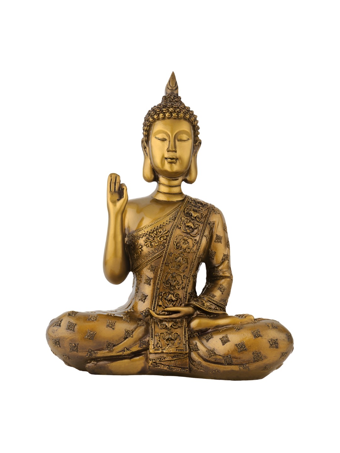 

VIVARS CRAFT Gold-Toned Buddha Idol Showpiece