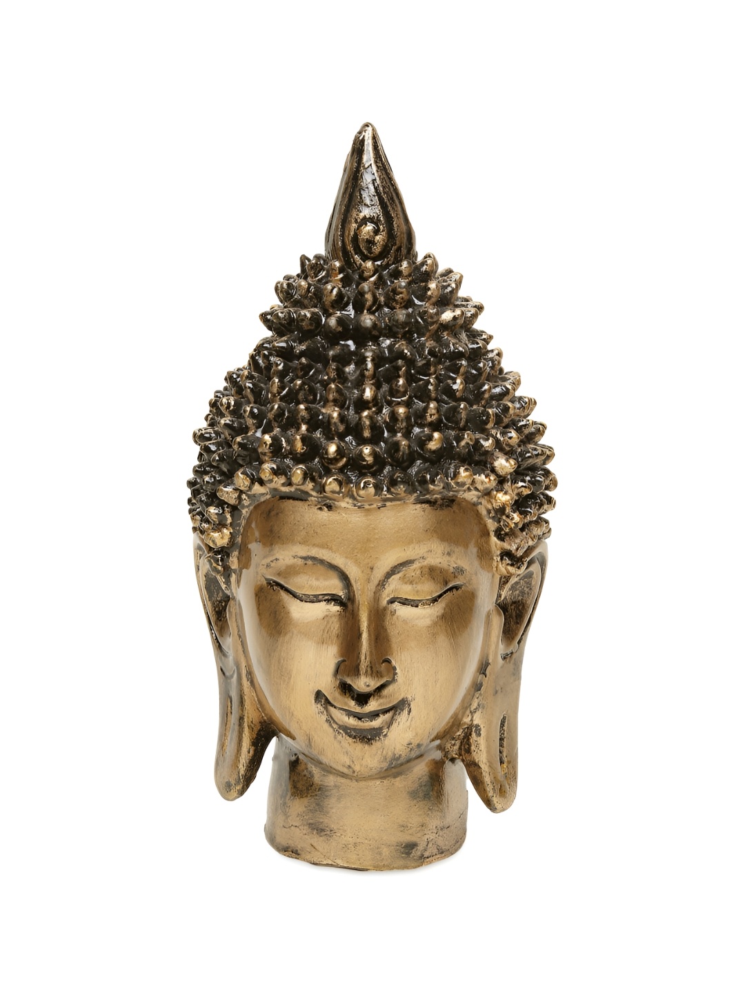 

VIVARS CRAFT Gold-Toned Buddha Figurine Showpiece