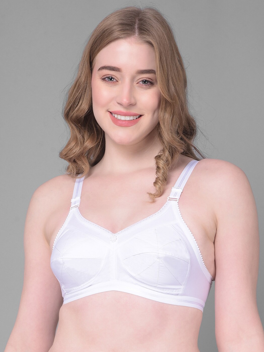 

Dollar Missy Full Coverage All Day Comfort Cotton Everyday Bra, White