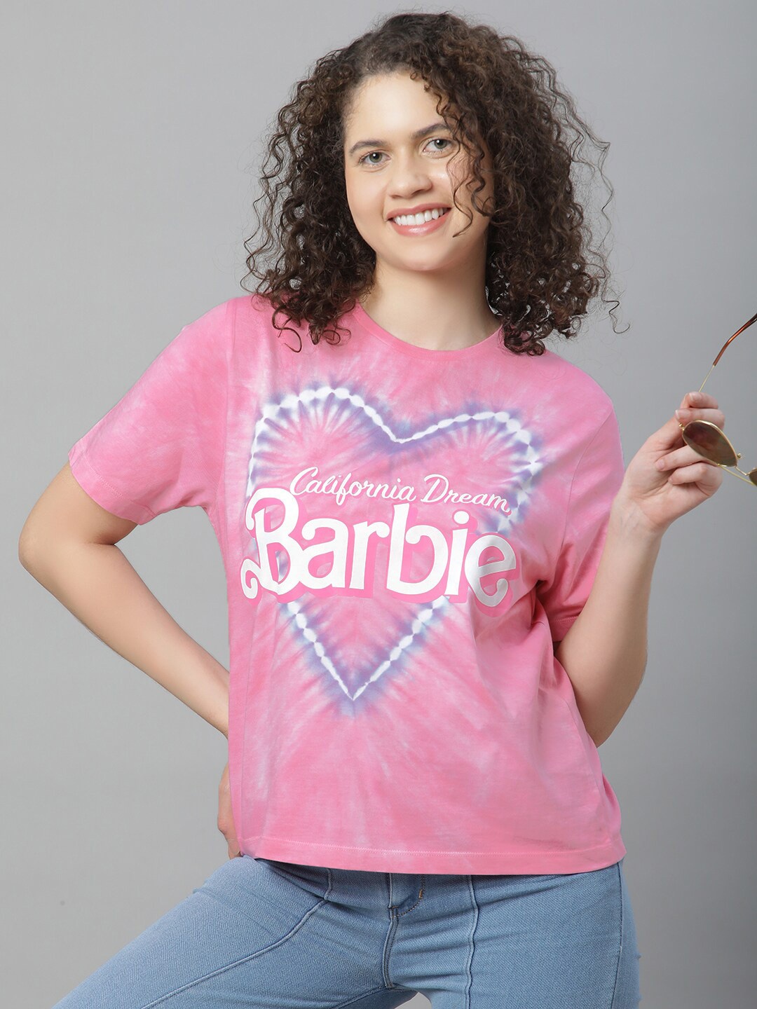 

Free Authority Barbie Printed Pure Cotton Relaxed Fit Tshirt, Pink