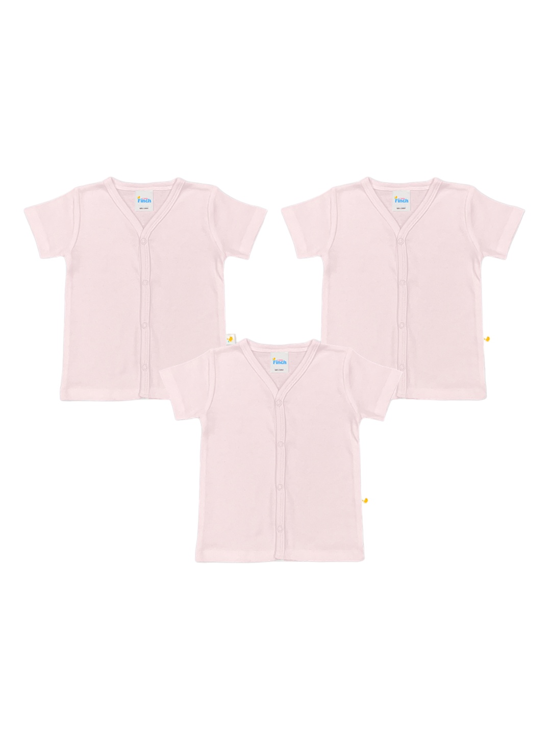 

BAESD Infant Girls Pack Of 3 Pure Cotton Innerwear Jhabla Vests LF0058 Pink Girl