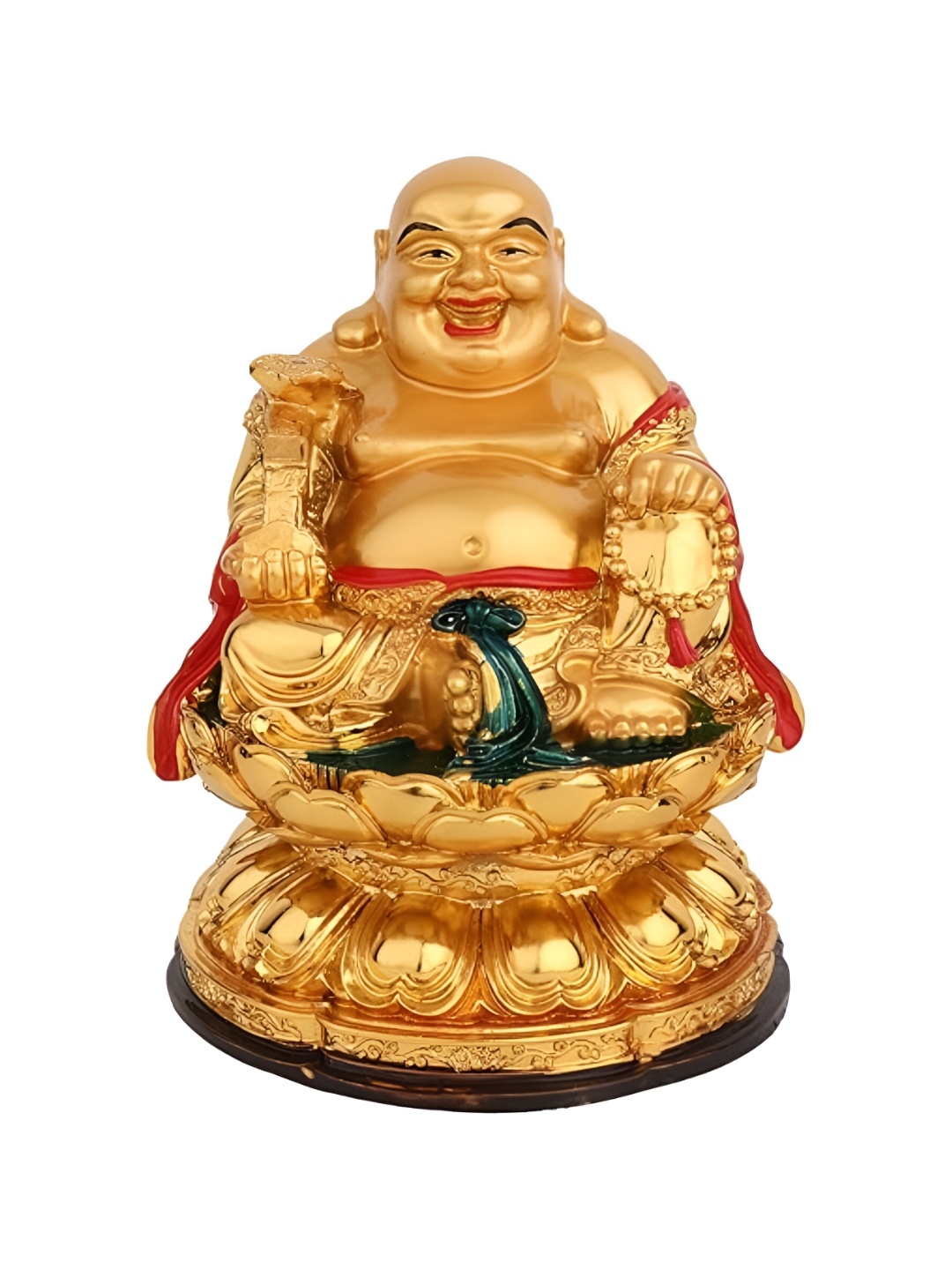 

VIVARS CRAFT Gold-Toned Religious Figurine Showpiece