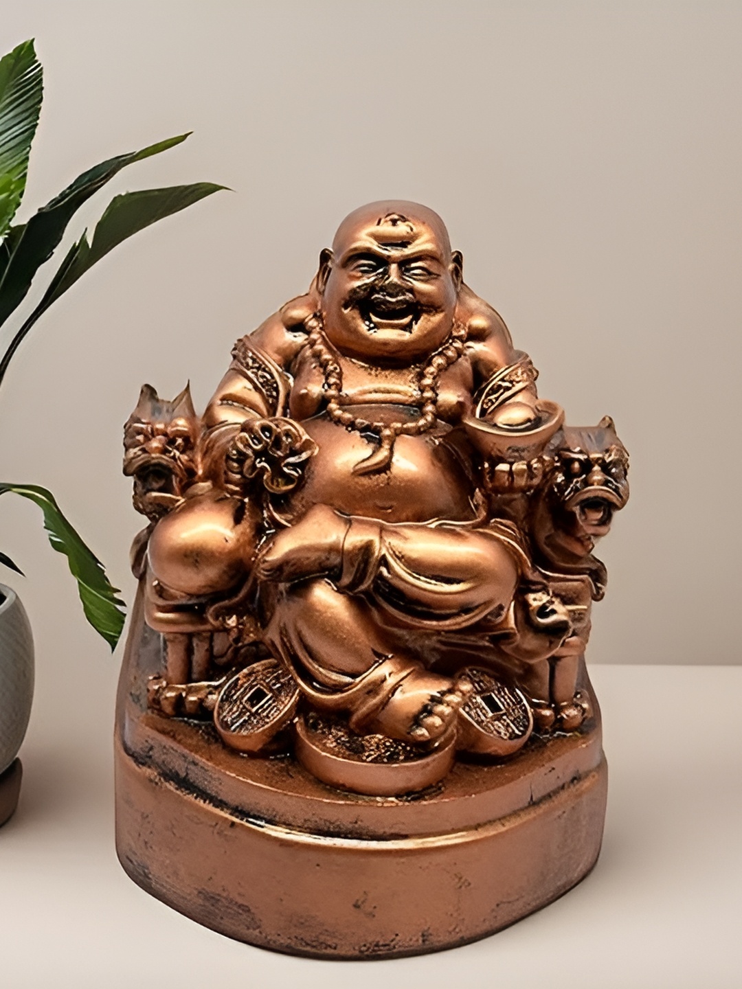 

VIVARS CRAFT Copper-Toned Religious Idol Showpiece
