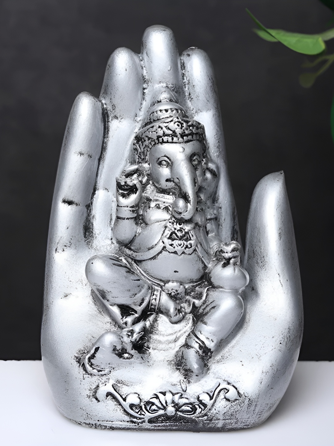 

VIVARS CRAFT Silver-Toned Religious Figurine Showpiece