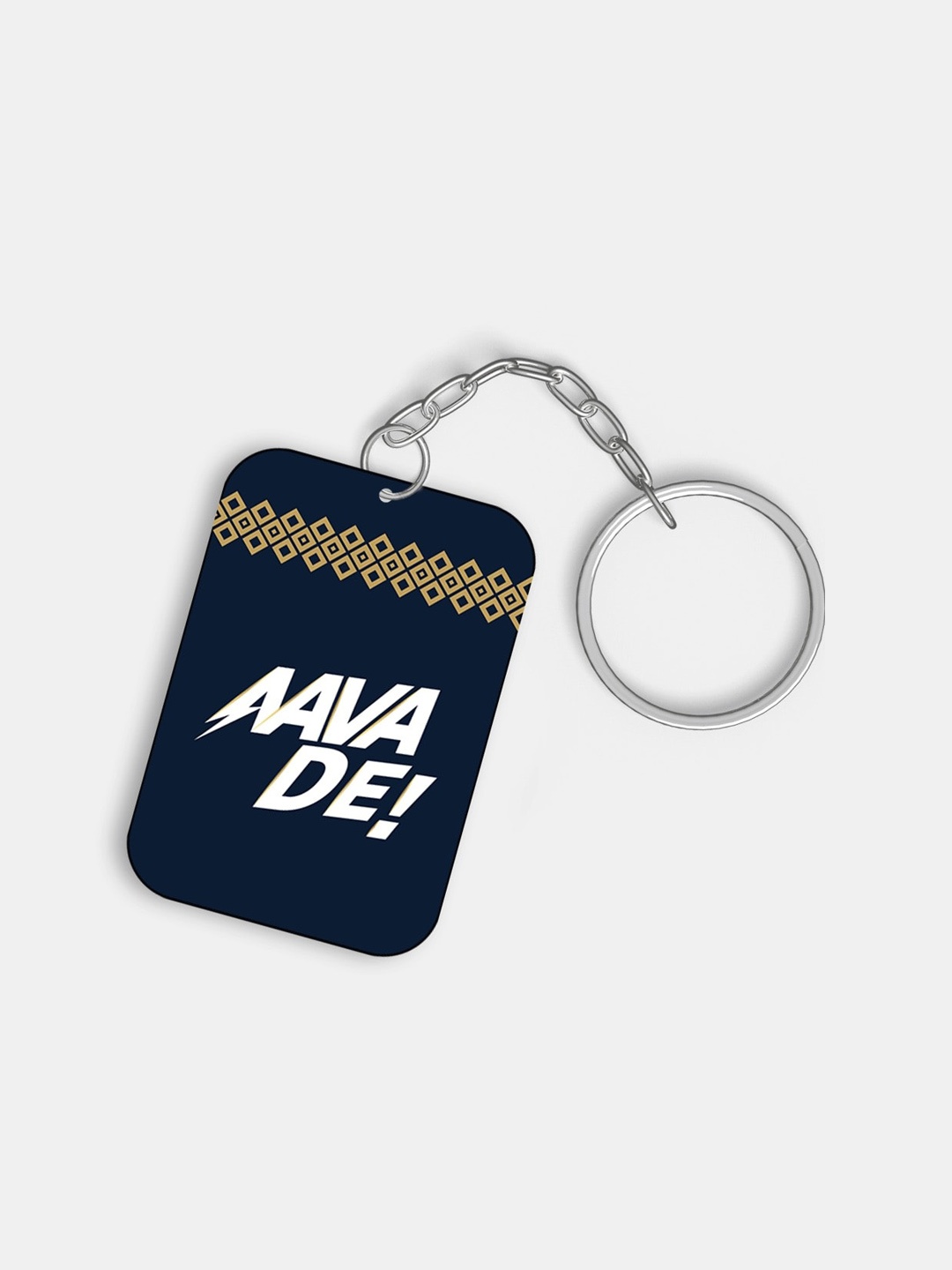 

FanCode Digital Printed Aava De Key chain, Navy blue