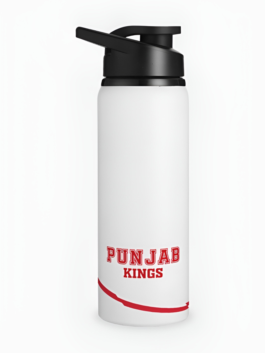 

FanCode White & Black Printed Aluminium Sipper Water Bottle 750ml