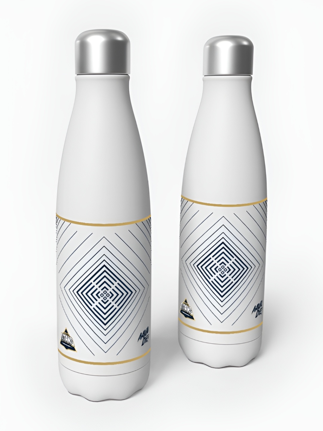 

FanCode White & Black Gujarat Titans Printed Stainless Steel Water Bottle 500 ml