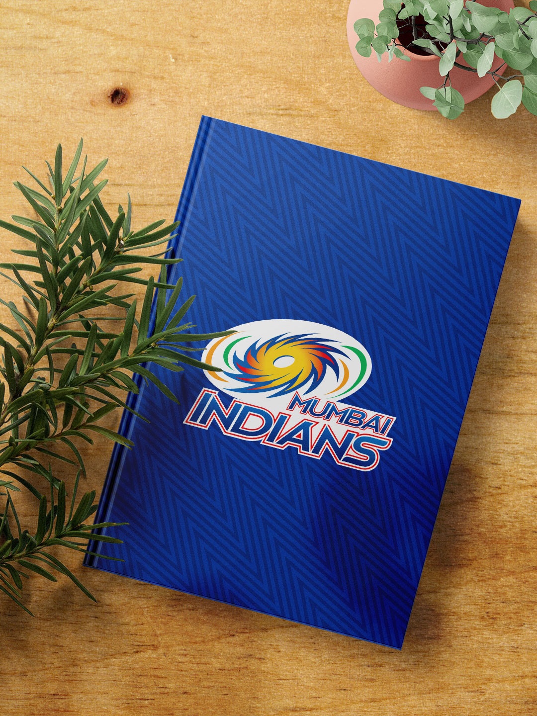 

FanCode Mumbai Indians Logo Printed Notebook, Blue