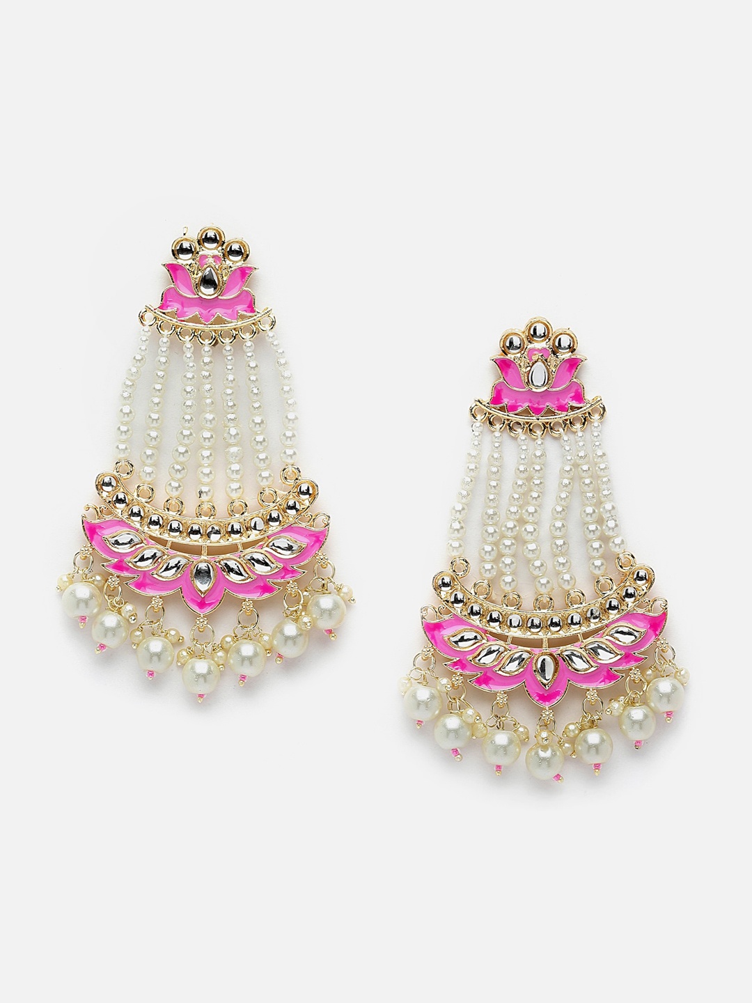 

Anouk Gold-Plated Pearls Beaded Chandbalis