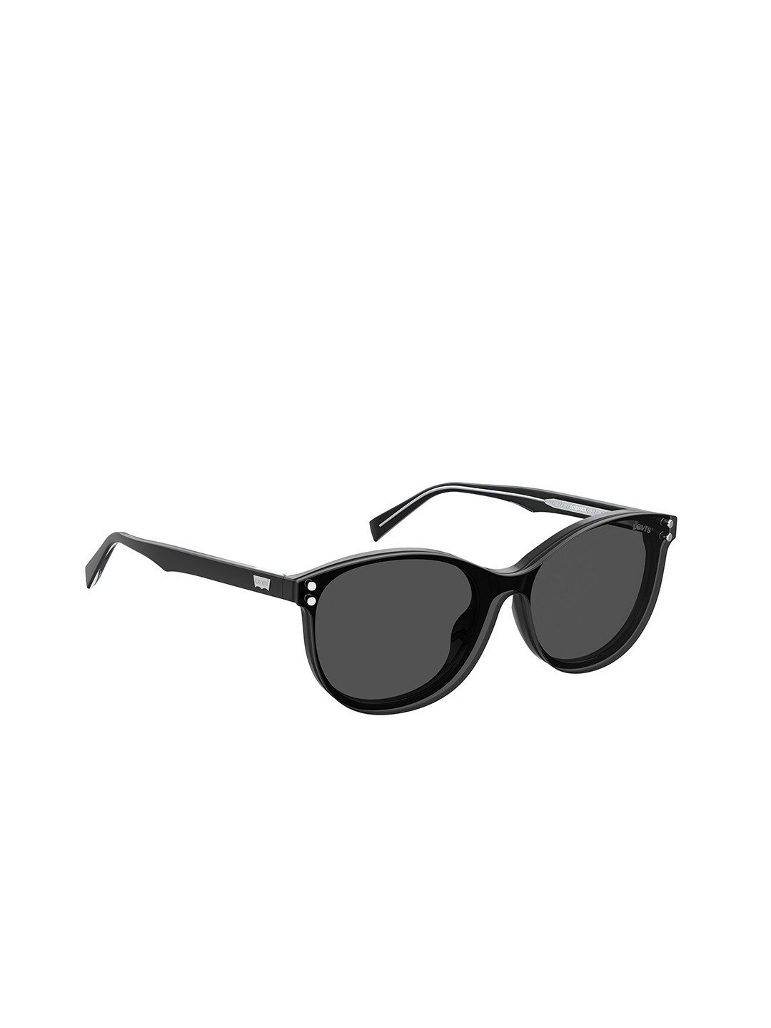 

Levis Women Round Sunglasses with UV Protected Lens 20344080753IR, Grey