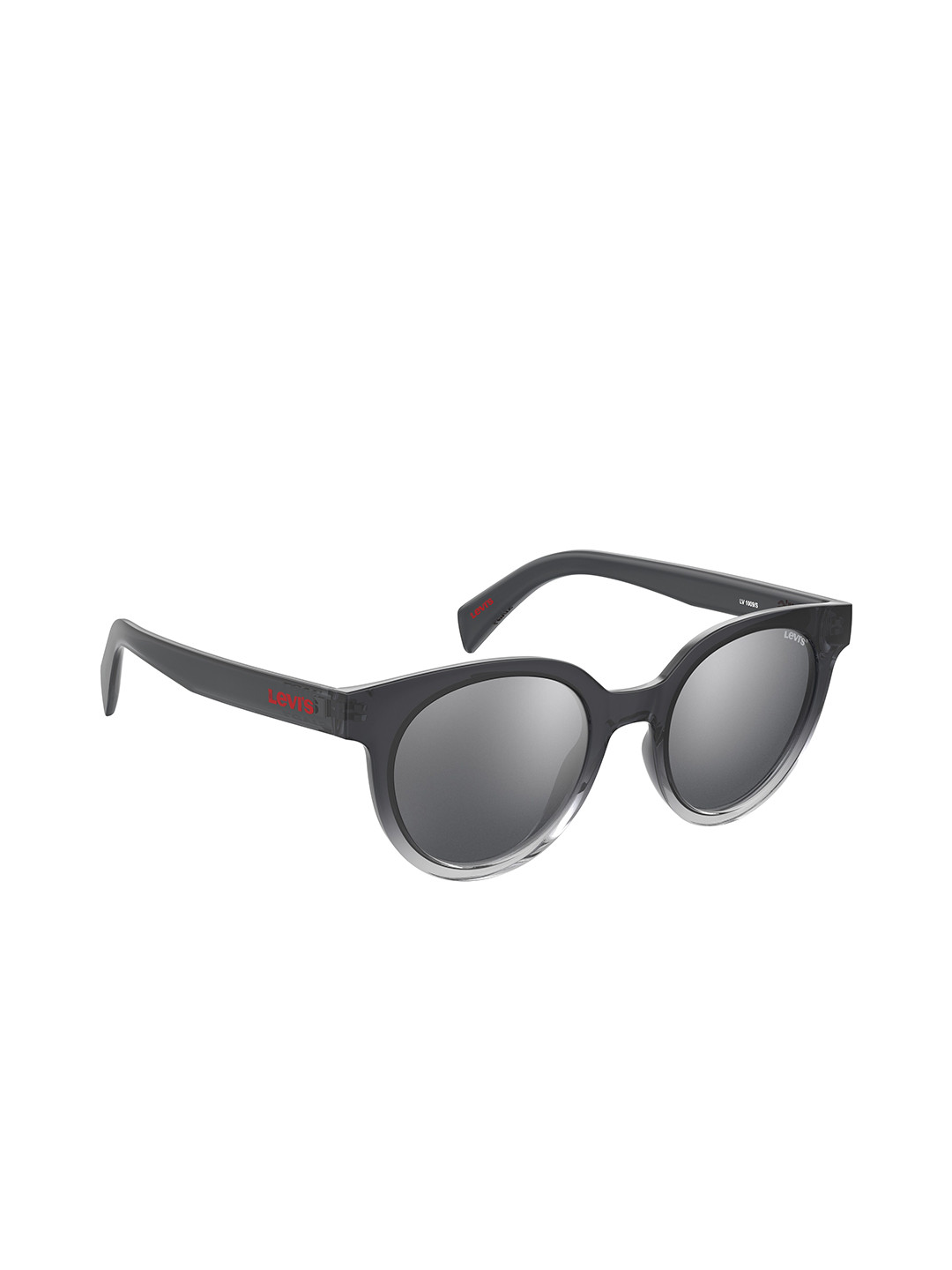 

Levis Unisex Oval Sunglasses with UV Protected Lens 203446KB748DC, Grey