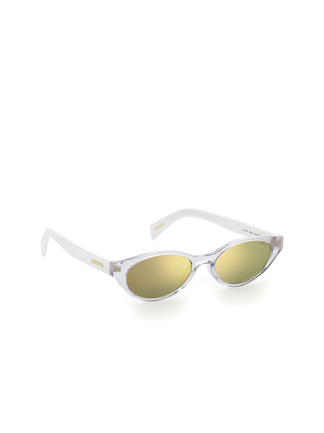 

Levis Women Round Sunglasses with UV Protected Lens 20310290054SQ, Gold