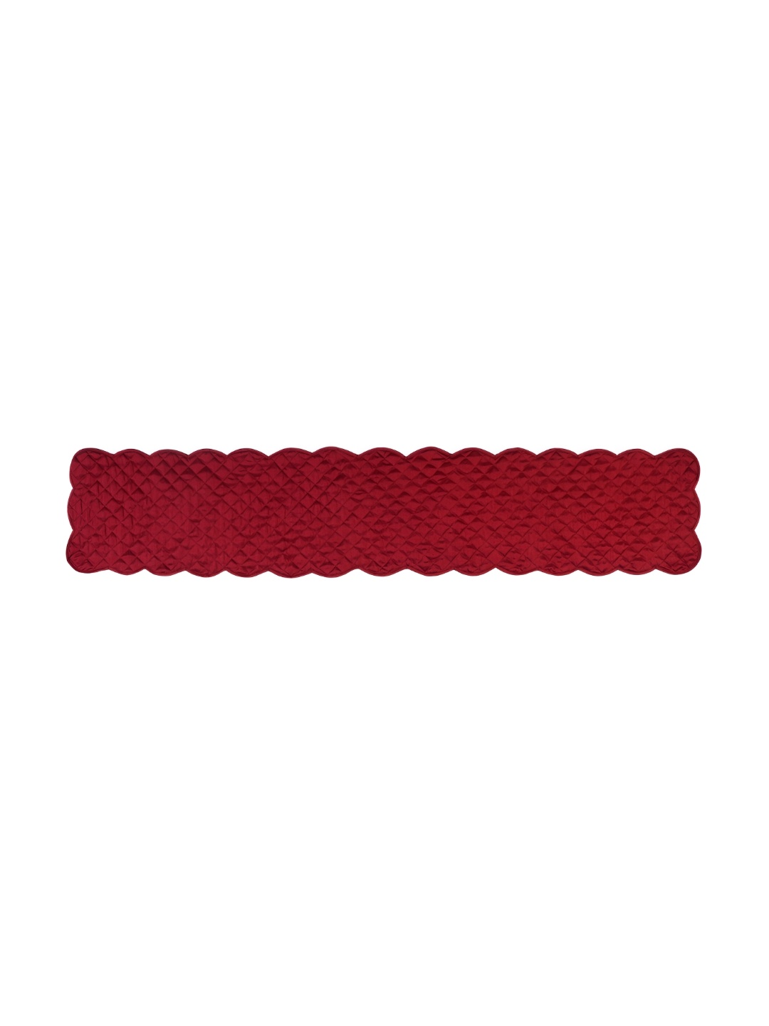 

Home Heart Red Quilted Reversible Table Runner