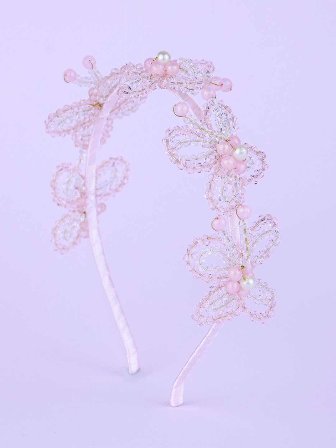 

Choko Girls Beaded Hairband, Pink